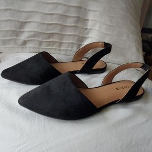 Black slingback sandal